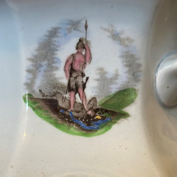 Historical Staffordshire Arms of States Ironstone Coffee/Tea Pot - Picture 7 of 14